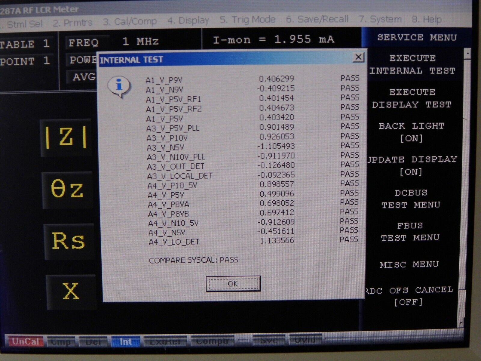 Agilent / HP 4287A 1 MHz to 3 GHz RF LCR Meter Agilent / HP 4287A 1 MHz to 3 GHz RF LCR Meter